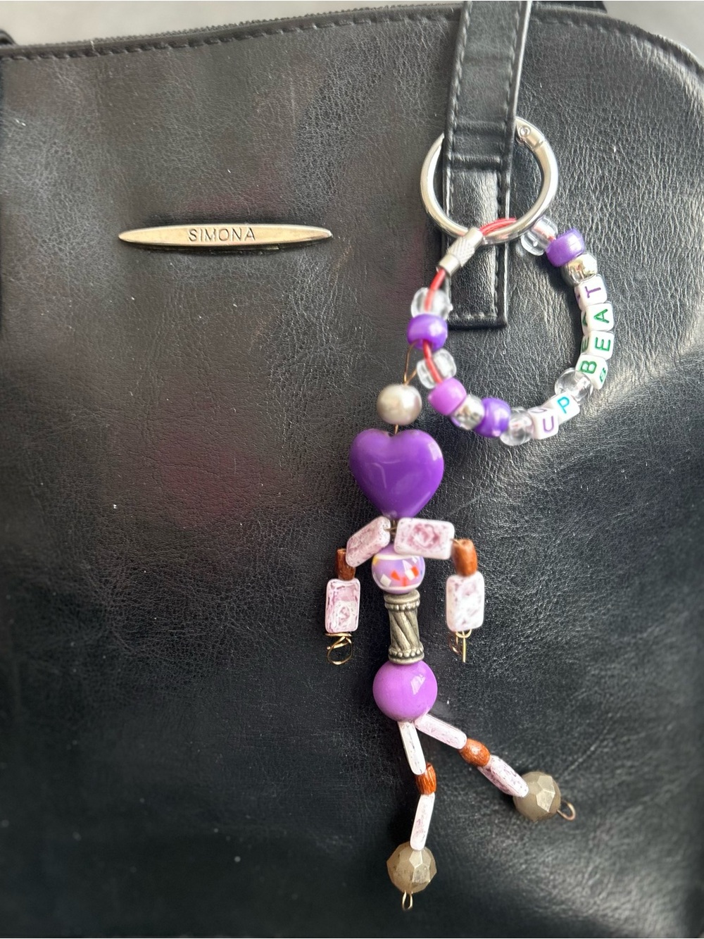 Bag charm heart